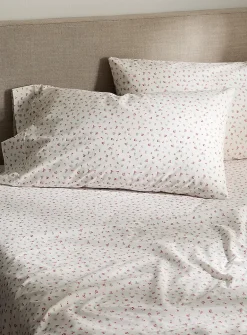 Small roses percale plus sheet