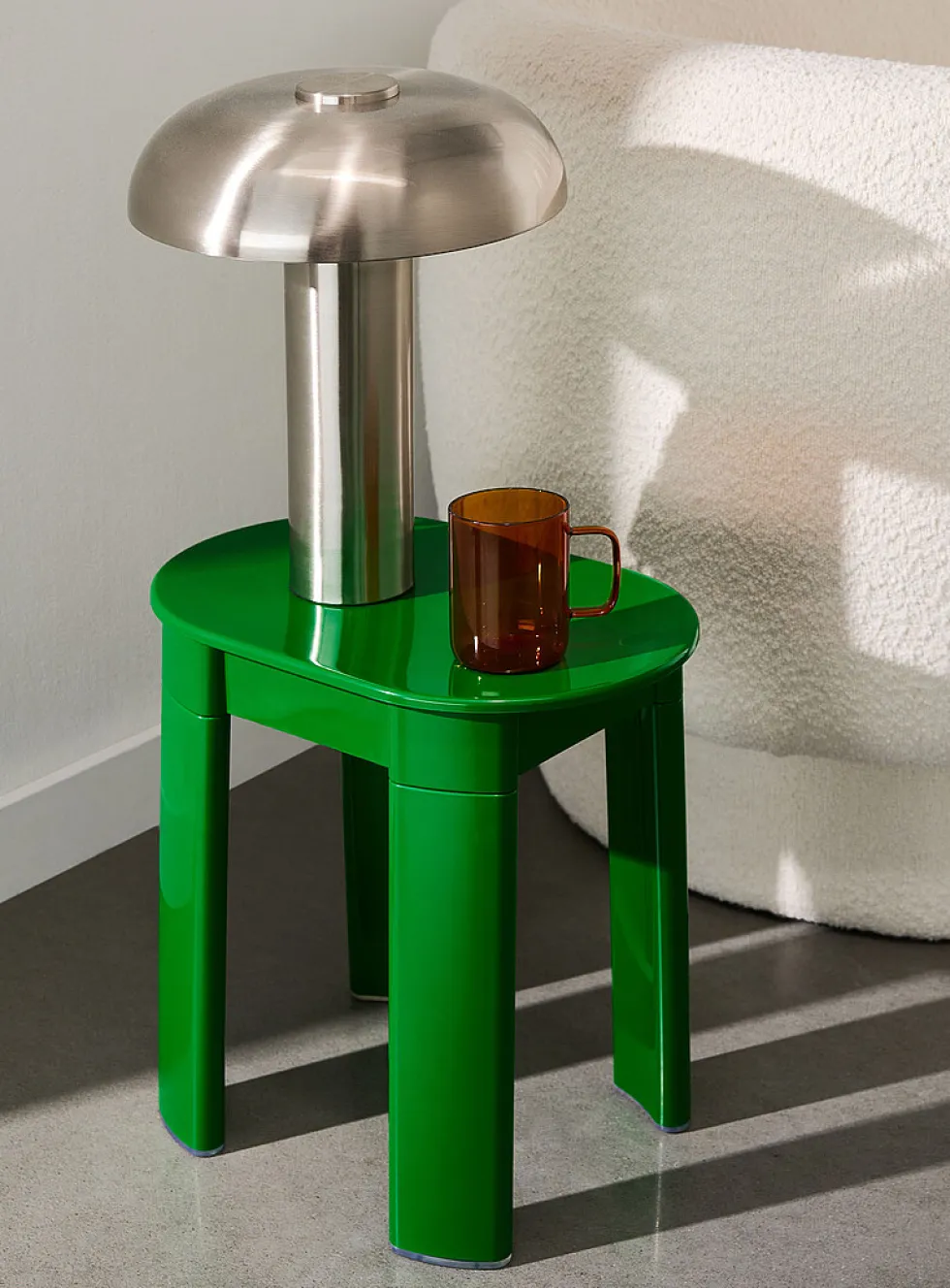 Small sculptural side table