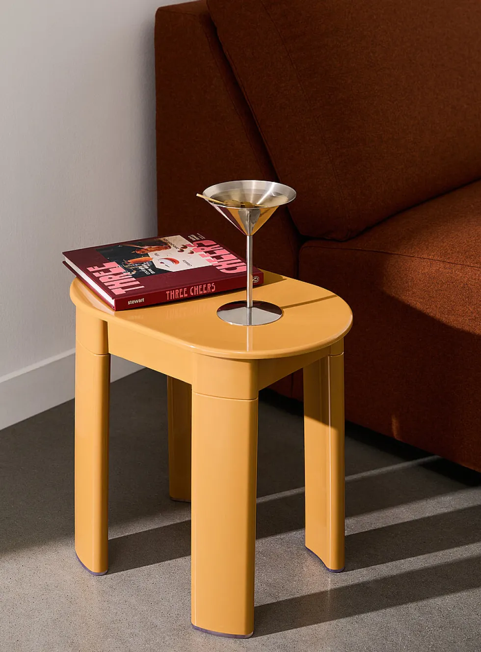 Small sculptural side table