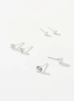 Small shimmery earrings