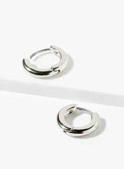 Small shimmery hoops