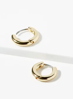 Small shimmery hoops
