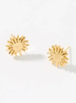 Small sun earrings