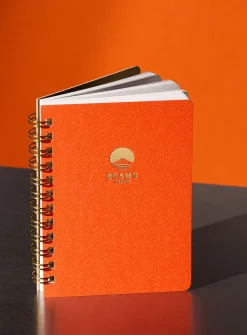 Small tangerine notebook