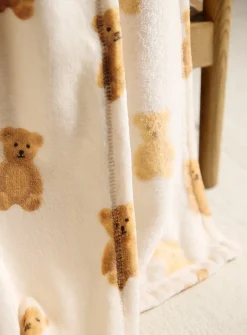 Small teddy bears soft plush throw
