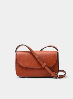 Small textured minimalist crossbody bag