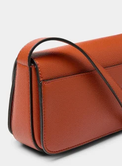 Small textured minimalist crossbody bag