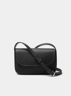 Small textured minimalist crossbody bag