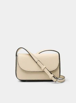 Small textured minimalist crossbody bag