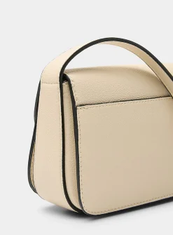 Small textured minimalist crossbody bag