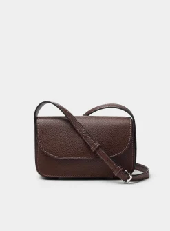 Small textured minimalist crossbody bag