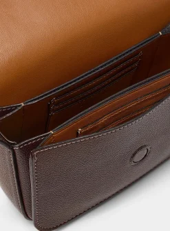 Small textured minimalist crossbody bag