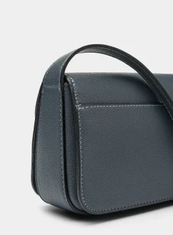 Small textured minimalist crossbody bag