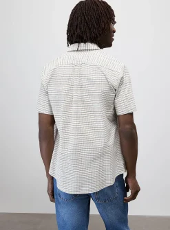Small-check Oxford shirt