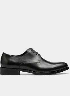 Smooth leather derby shoes