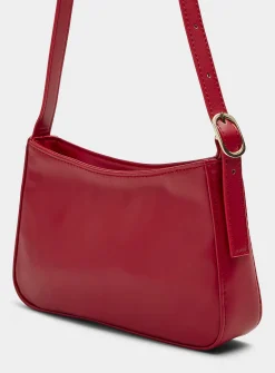 Smooth minimalist baguette bag