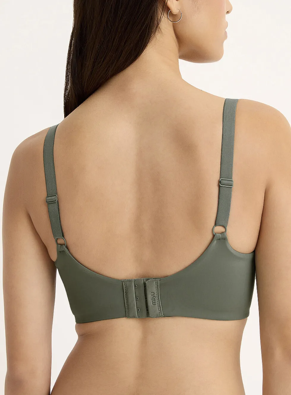 Smooth wing lace full-coverage bra