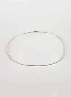 Snake sterling silver choker