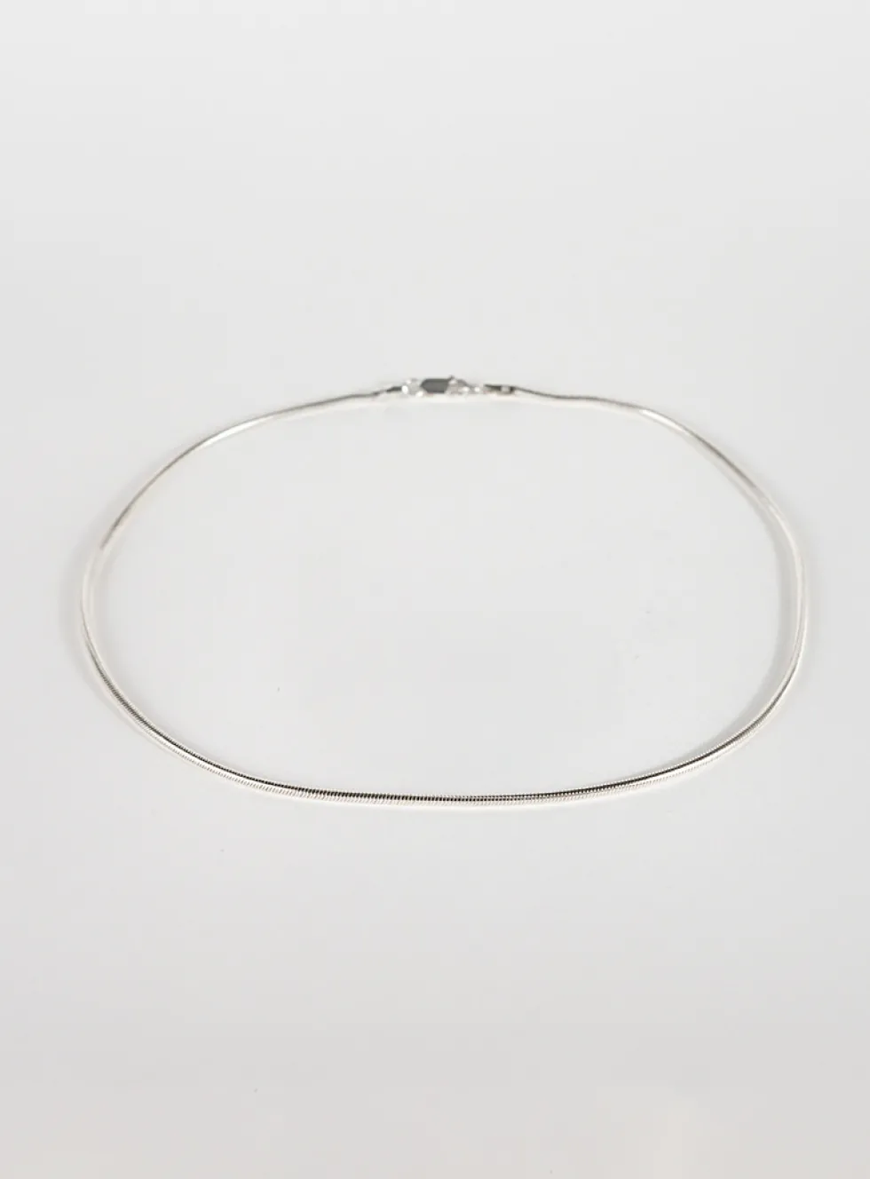 Snake sterling silver choker