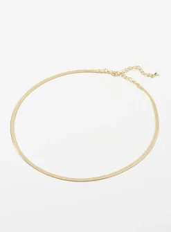 Snake-link chain necklace
