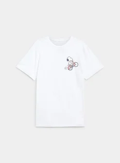 Snoopy biking T-shirt