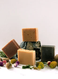 4-soap set for the face and body