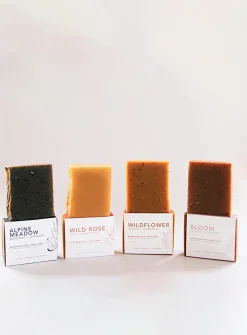 4-soap set for the face and body
