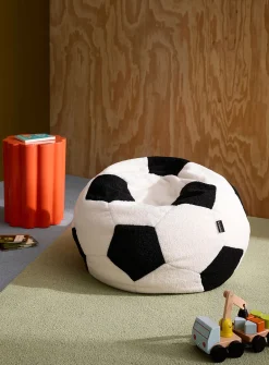 Soccer ball bean bag chair