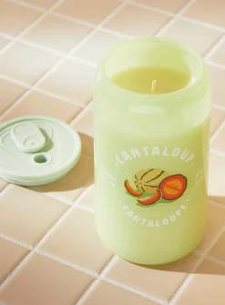 Soda scented candle