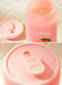 Soda scented candle