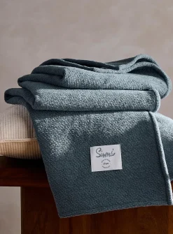 Soft chenille throw