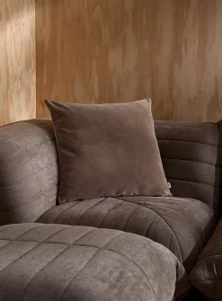 Soft cotton velvet removable-cover cushion