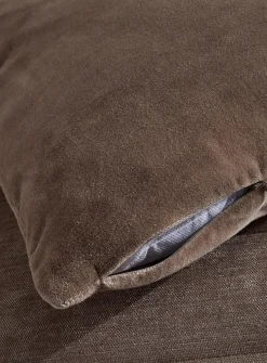 Soft cotton velvet removable-cover cushion