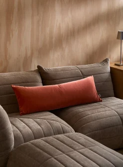 Soft cotton velvet removable-cover cushion