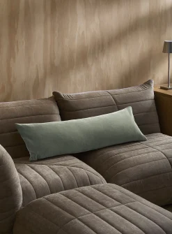 Soft cotton velvet removable-cover cushion