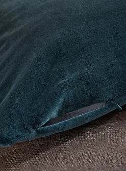 Soft cotton velvet removable-cover cushion