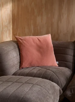 Soft cotton velvet removable-cover cushion