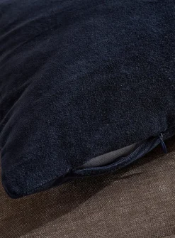 Soft cotton velvet removable-cover cushion