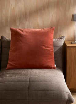 Soft cotton velvet removable-cover cushion
