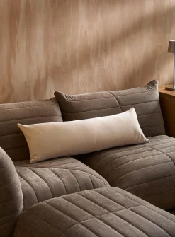 Soft cotton velvet removable-cover cushion