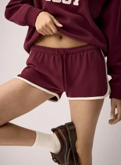 Soft fleece athletic minishort