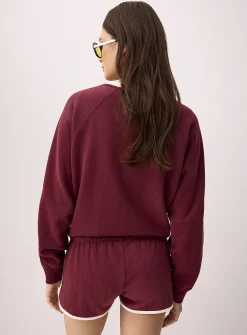Soft fleece athletic minishort