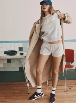 Soft fleece athletic minishort