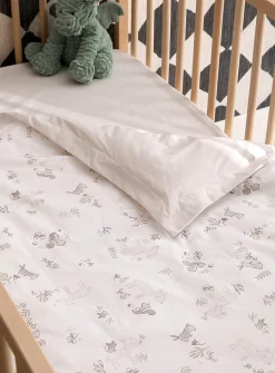 Soft foliage baby bed set