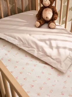 Soft foliage baby bed set