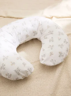 Soft foliage nursing pillow
