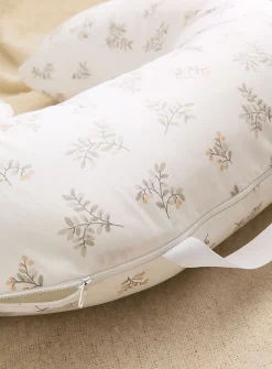 Soft foliage nursing pillow