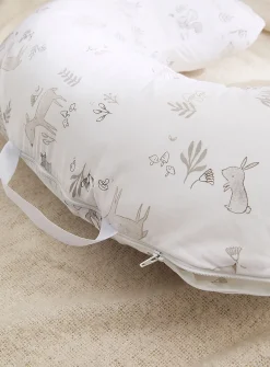 Soft foliage nursing pillow