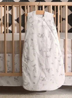 Soft foliage quilted sleep sack