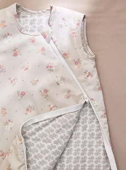 Soft foliage quilted sleep sack